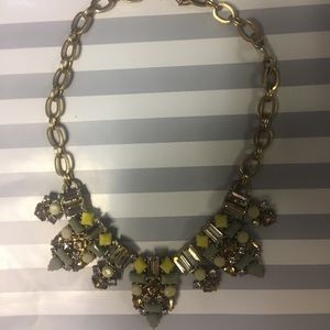 Beaded rhinestone necklace